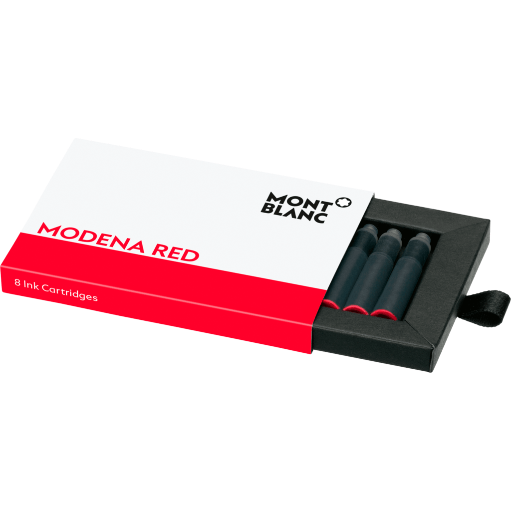 Montblanc Ink Cartridges - Modena Red (8 Per Pack) - Pen Boutique Ltd