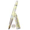 David Oscarson Seaside Fountain Pen - Limited Edition - Sunshine Yellow/White - Pen Boutique Ltd
