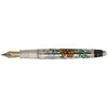 David Oscarson Carl Linnaeus Fountain Pen - Black Moss with Multi-Colored Translucent Hard Enamel - Pen Boutique Ltd