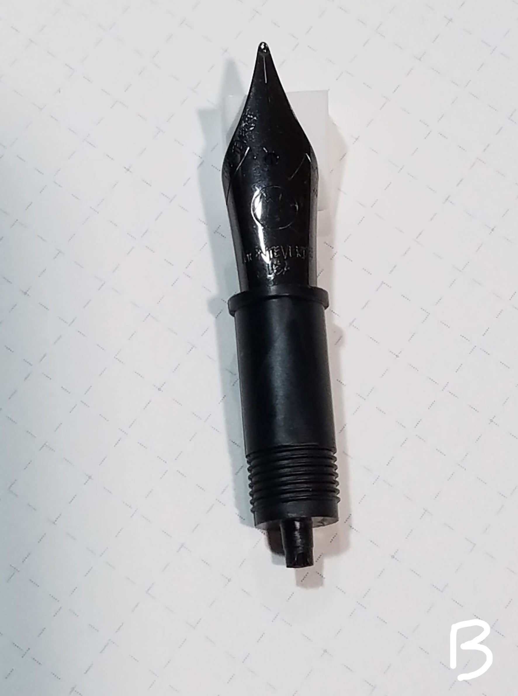 Monteverde Replacement Nib - 6 Black Stainless Steel (JW) - Pen Boutique Ltd