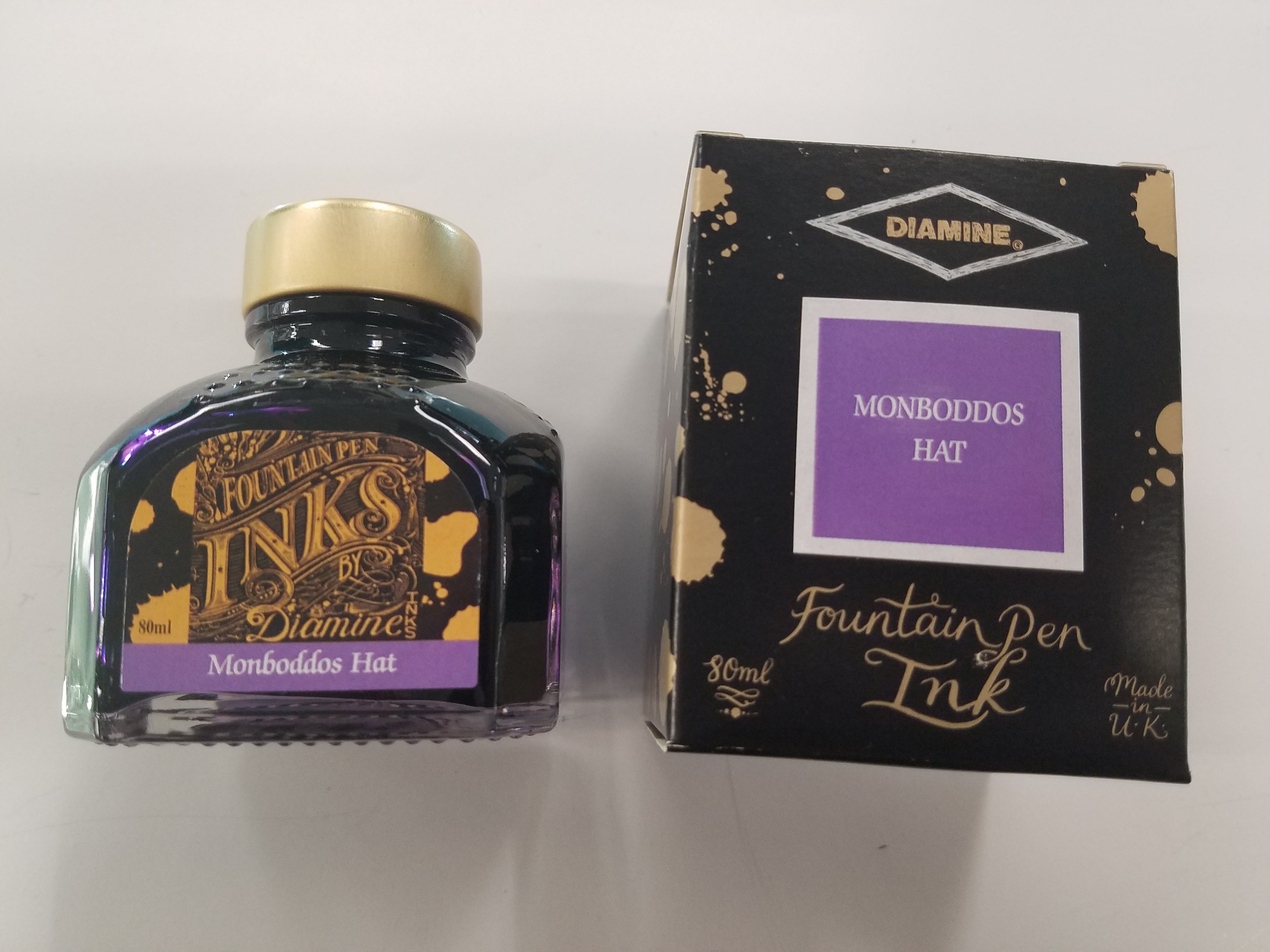 Diamine Ink Bottle - Monboddos Hat - 80ml-Pen Boutique Ltd
