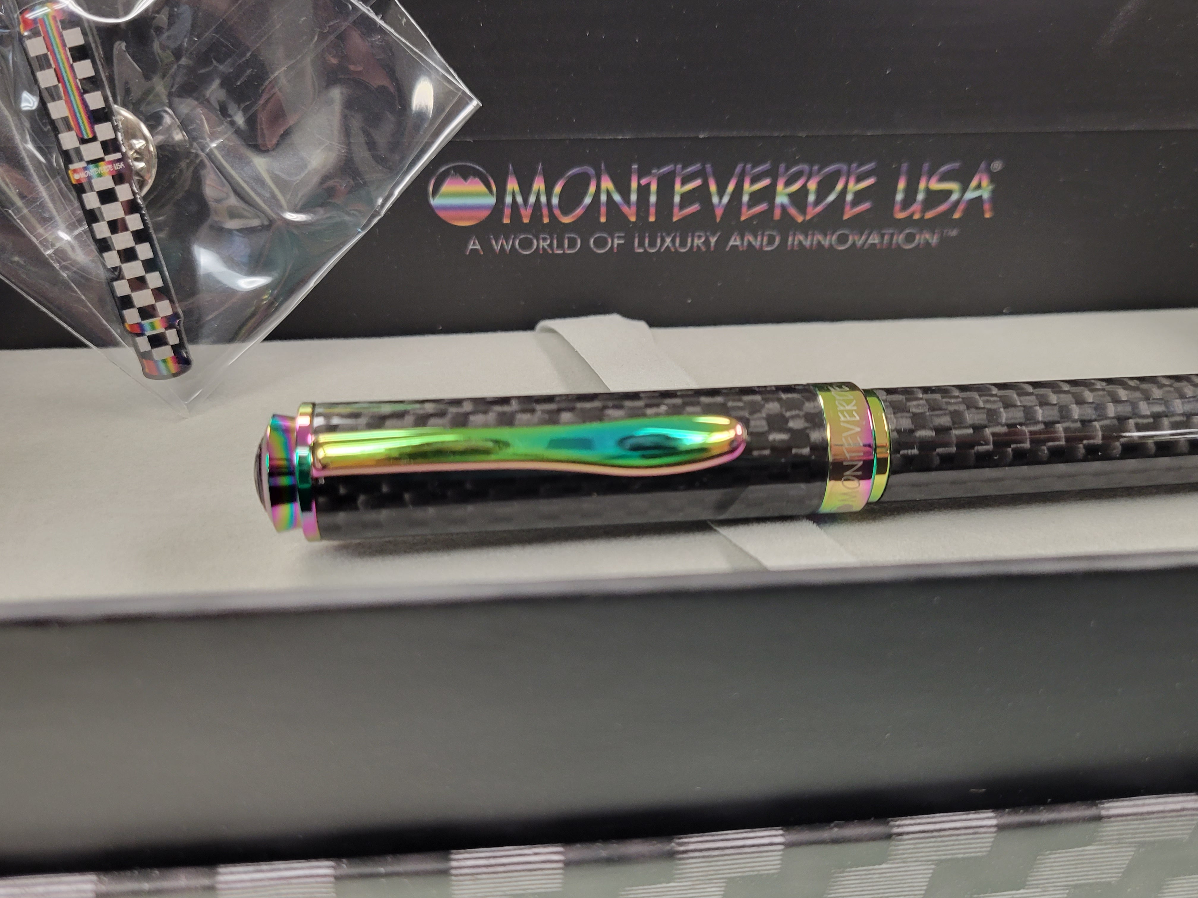 Monteverde Innova Rollerball Pen - Rainbow (USA 20th Anniversary) - Pen Boutique Ltd