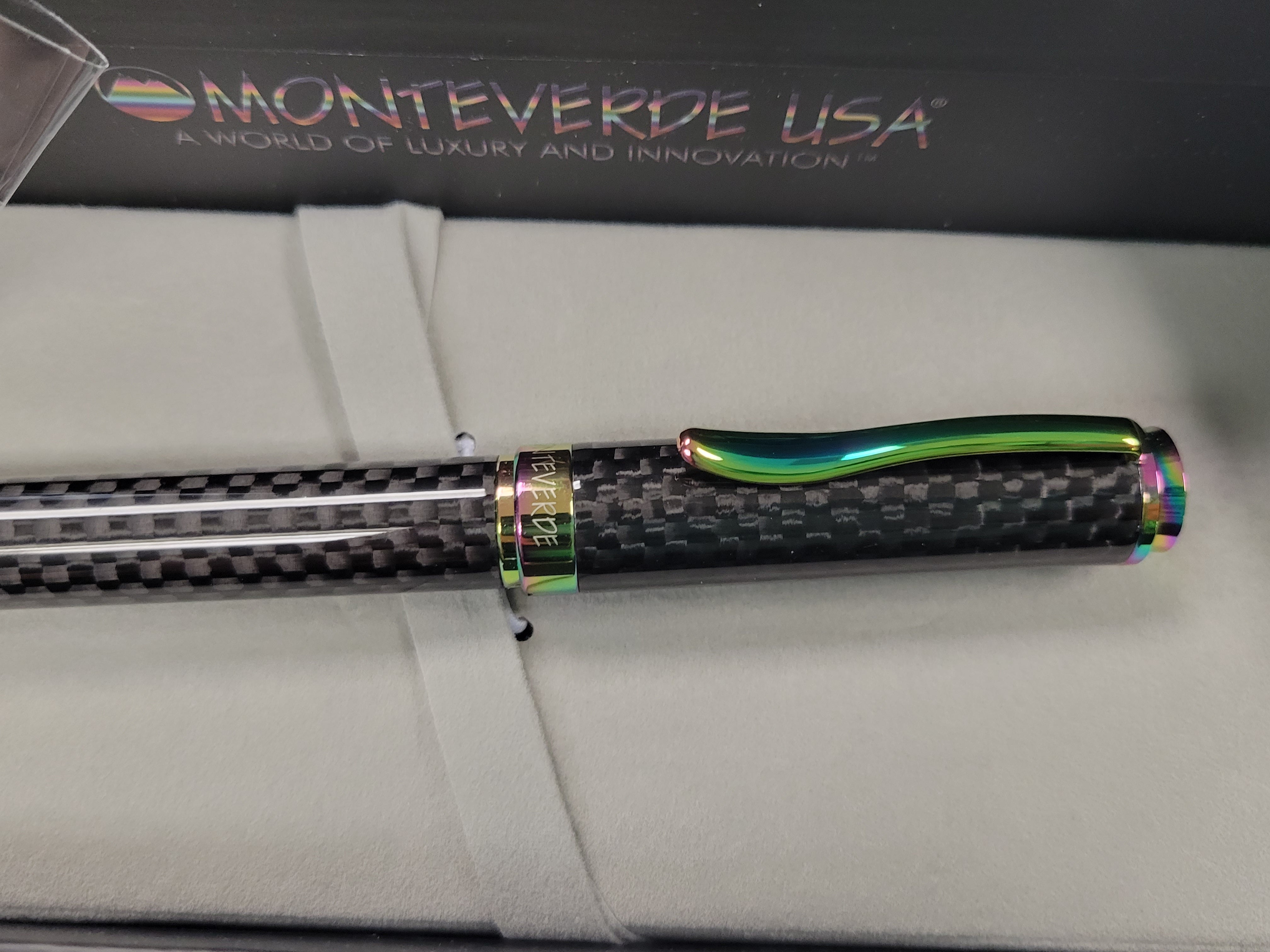 Monteverde Innova Rollerball Pen - Rainbow (USA 20th Anniversary) - Pen Boutique Ltd