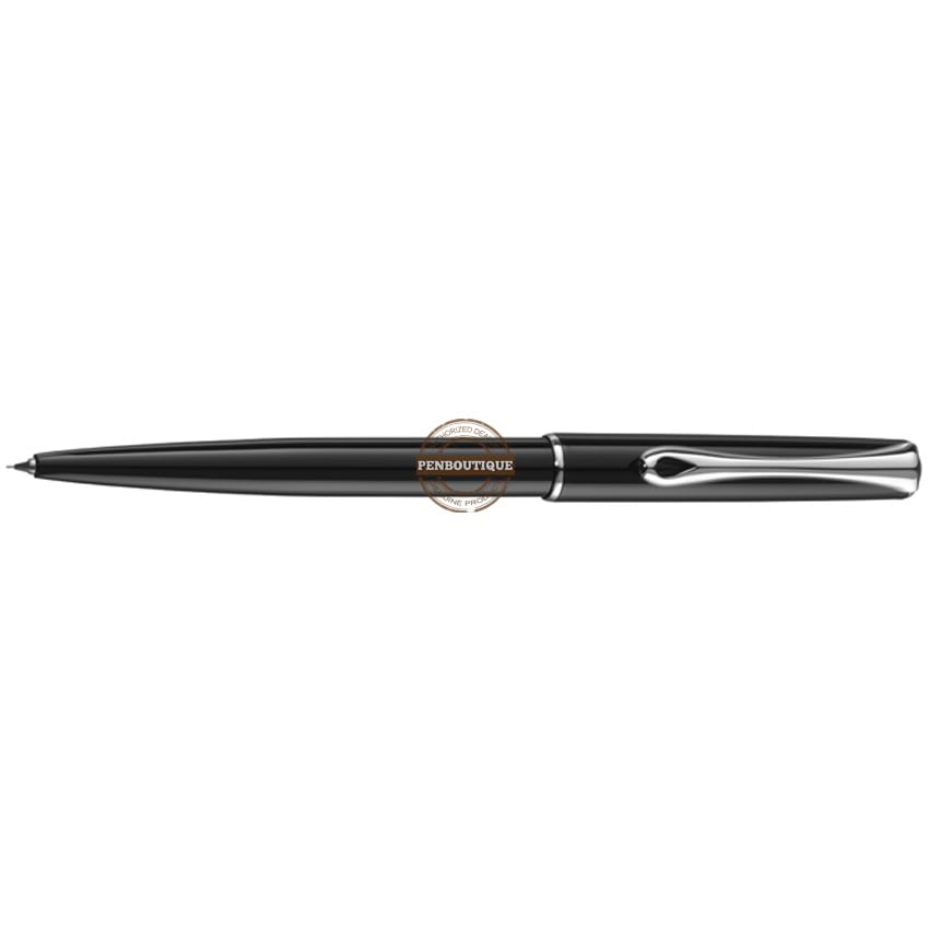 Diplomat Traveller Mechanical Pencil - Black Lacquer - 0.5 mm - Pen Boutique Ltd