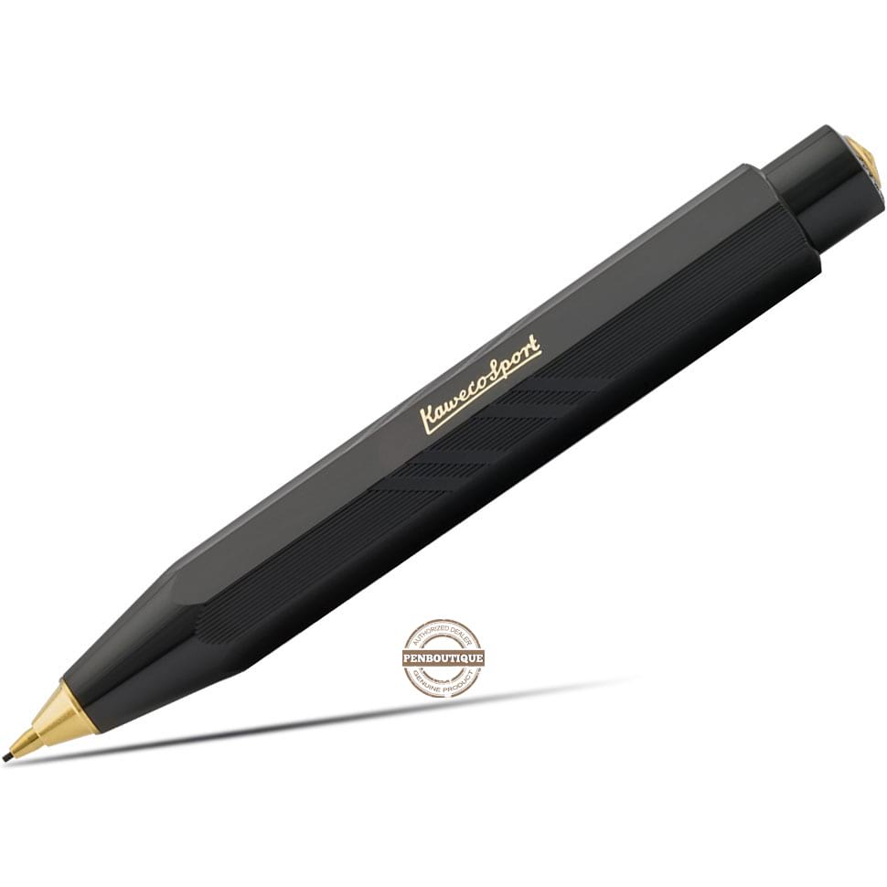 Kaweco Sport Guilloch Mechanical Pencil - 1935 Black-Pen Boutique Ltd