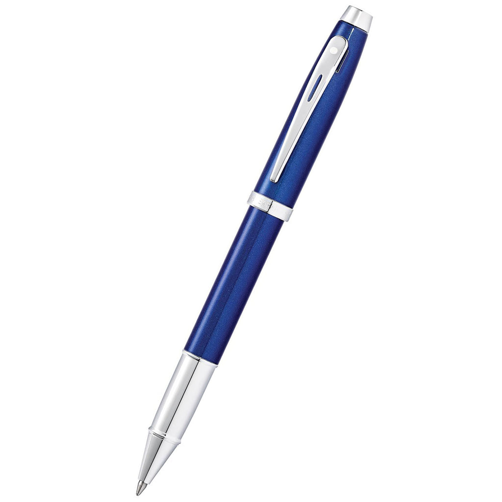 Sheaffer 100 Rollerball Pen - Glossy Blue Lacquer - Pen Boutique Ltd