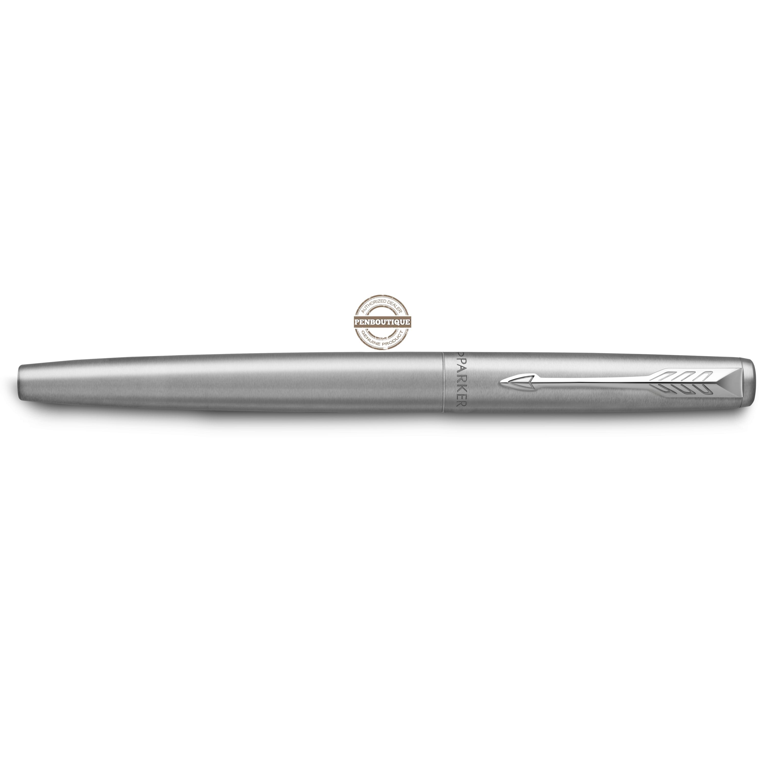 Parker Jotter Fountain Pen - Chrome Trim - Stainless Steel-Pen Boutique Ltd