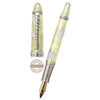 David Oscarson Seaside Fountain Pen - Limited Edition - Sunshine Yellow/White - Pen Boutique Ltd