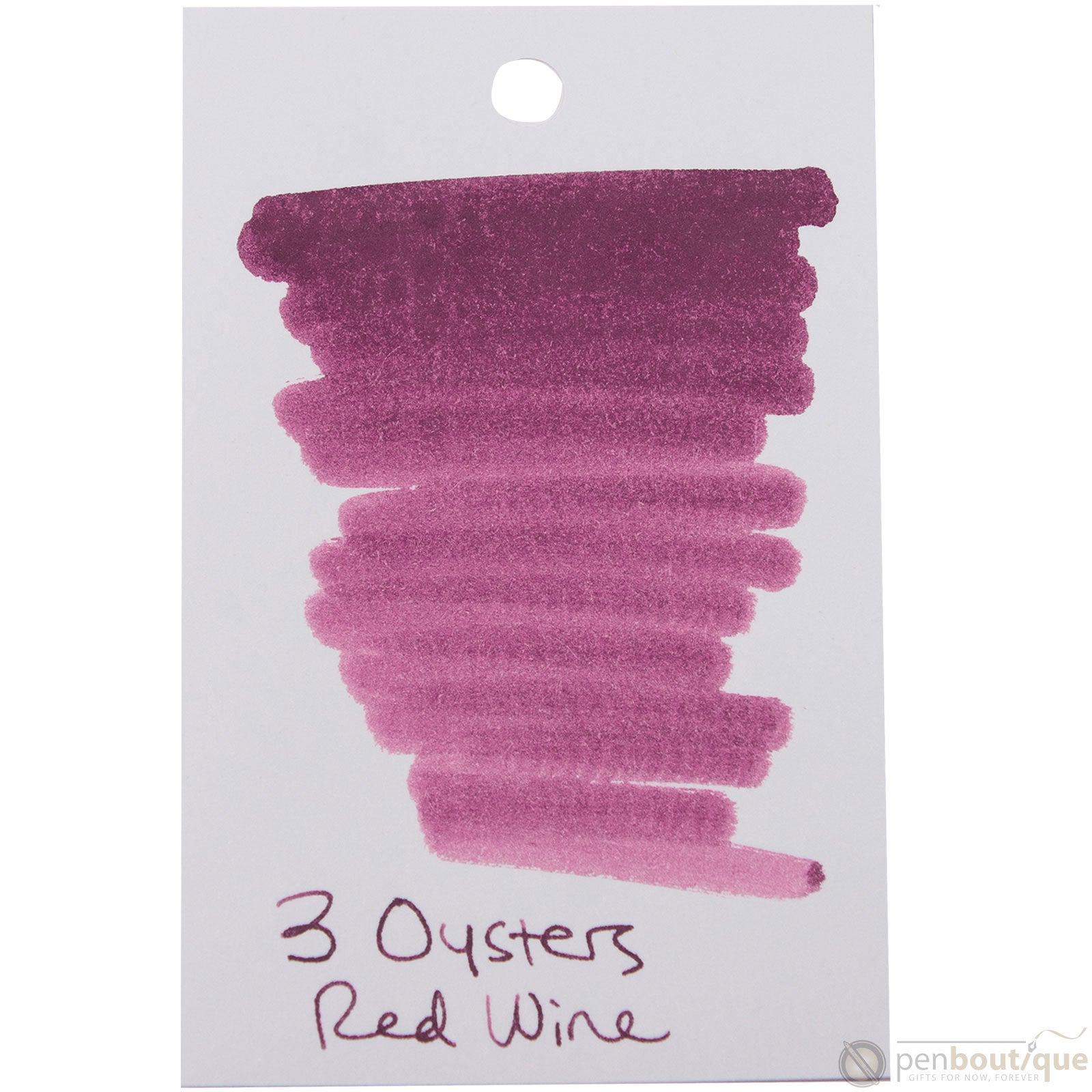 3 Oysters Delicious Red Wine - 38ml Bottled Ink - Pen Boutique Ltd