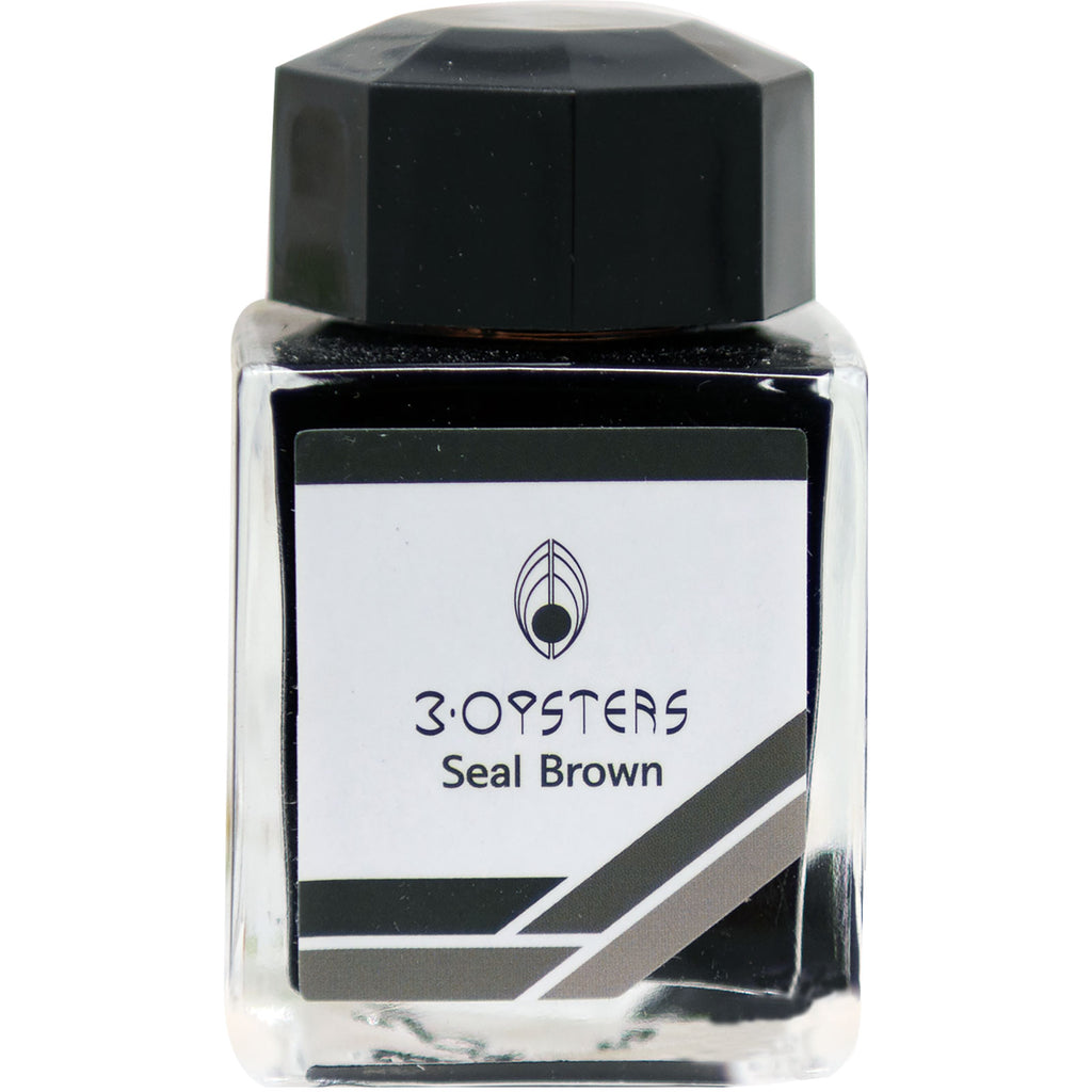 3 Oysters Delicious Seal Brown - 38ml Bottled Ink - Pen Boutique Ltd