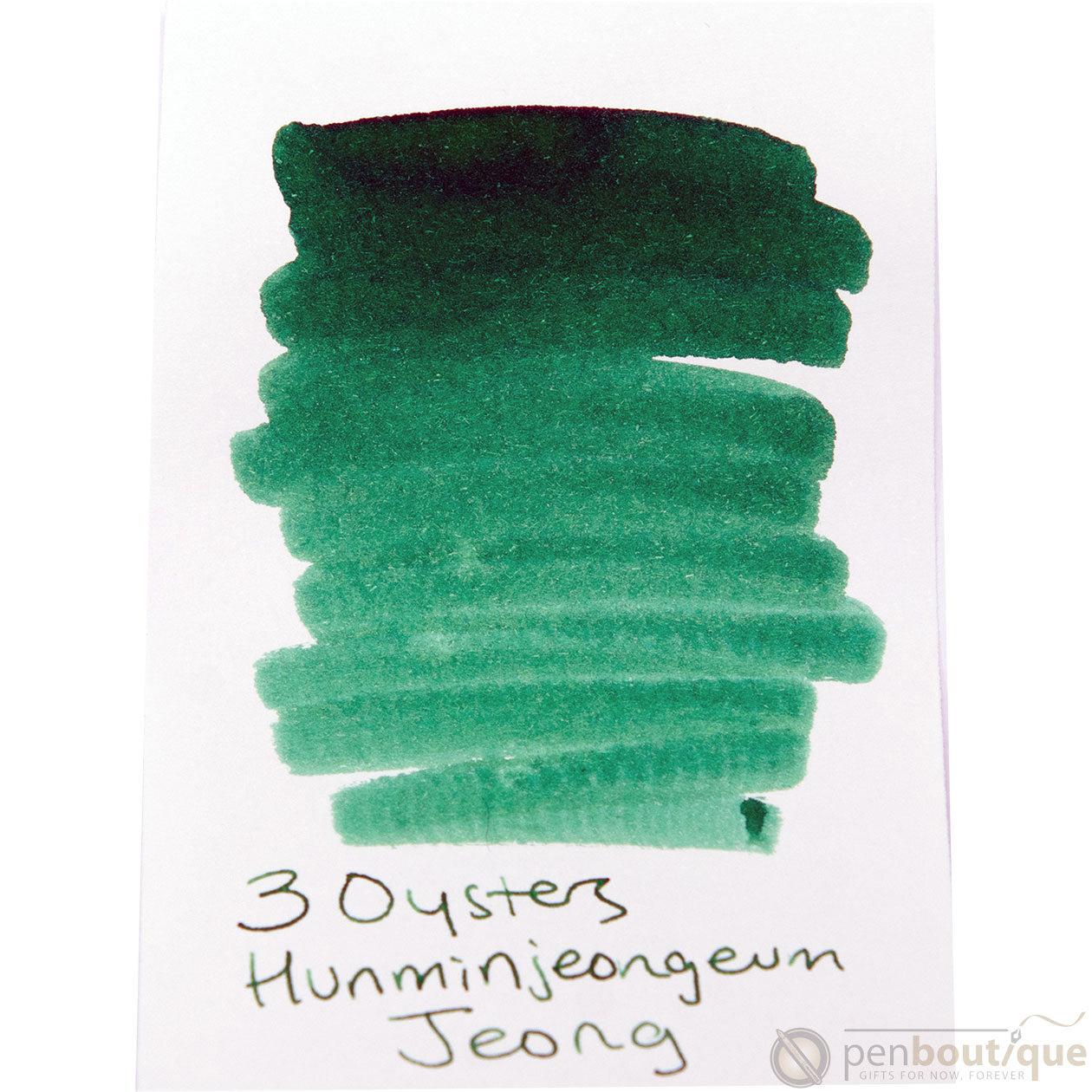 3 Oysters Ink Bottle - Hun Min Jeong Eum - Jade - Pen Boutique Ltd