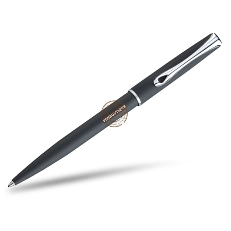 Diplomat Traveller EasyFLOW Ballpoint Pen - Lapis Black - Pen Boutique Ltd