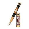 David Oscarson Alfred Bernhard Nobel Fountain Pen - Red Gold w/ Black Barrel - Pen Boutique Ltd