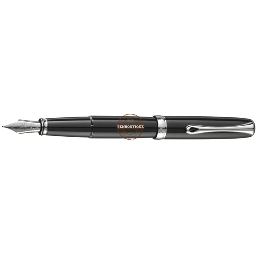 Diplomat Excellence A2 Fountain Pen - Black Lacquer - Pen Boutique Ltd