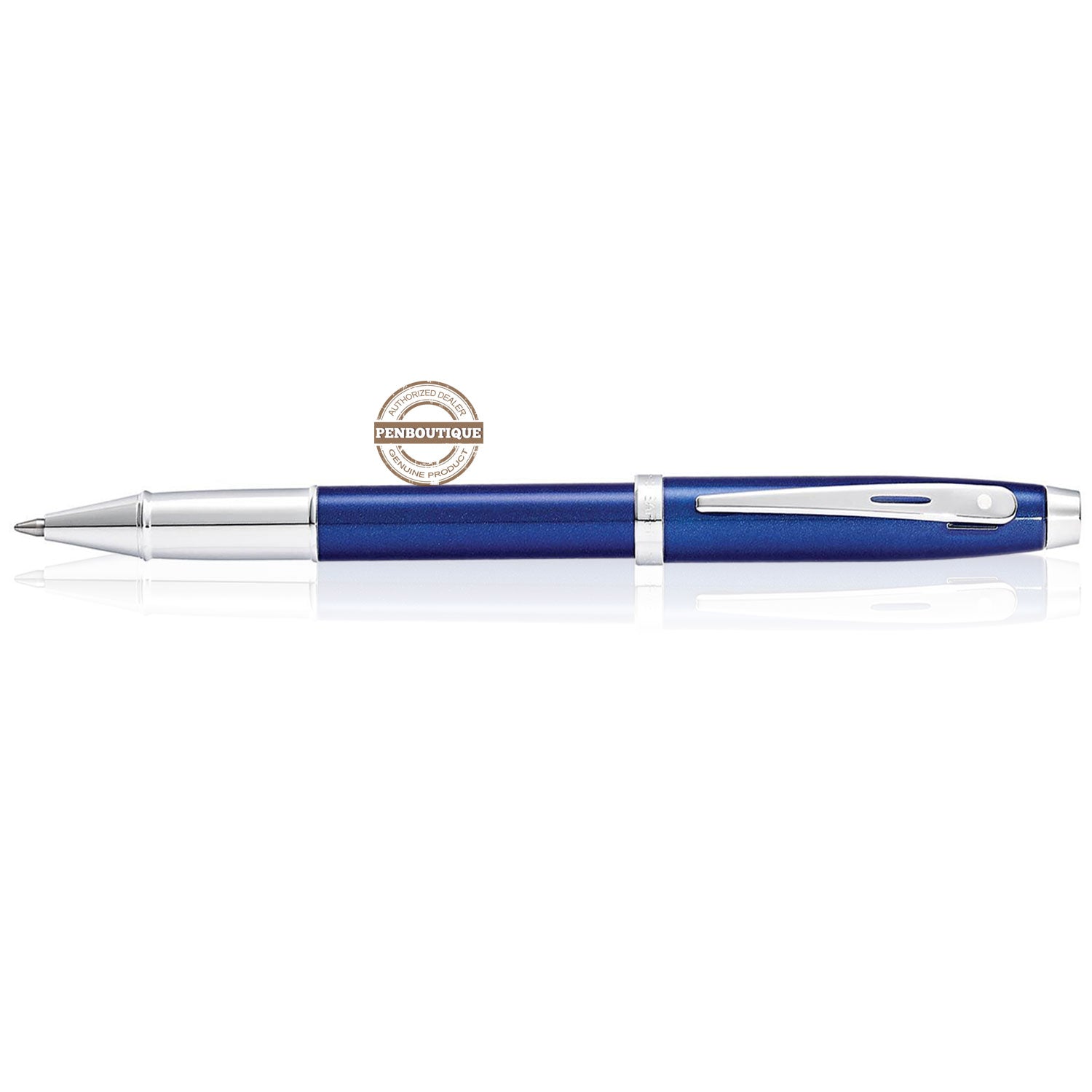 Sheaffer 100 Rollerball Pen - Glossy Blue Lacquer - Pen Boutique Ltd