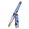 David Oscarson Les Quatre Couleurs Fountain Pen - Translucent Azure Blue-Pen Boutique Ltd