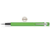 Caran D' Ache 849 Metal Yellow Green Fluorescent Fountain Pen - Medium Nib-Pen Boutique Ltd