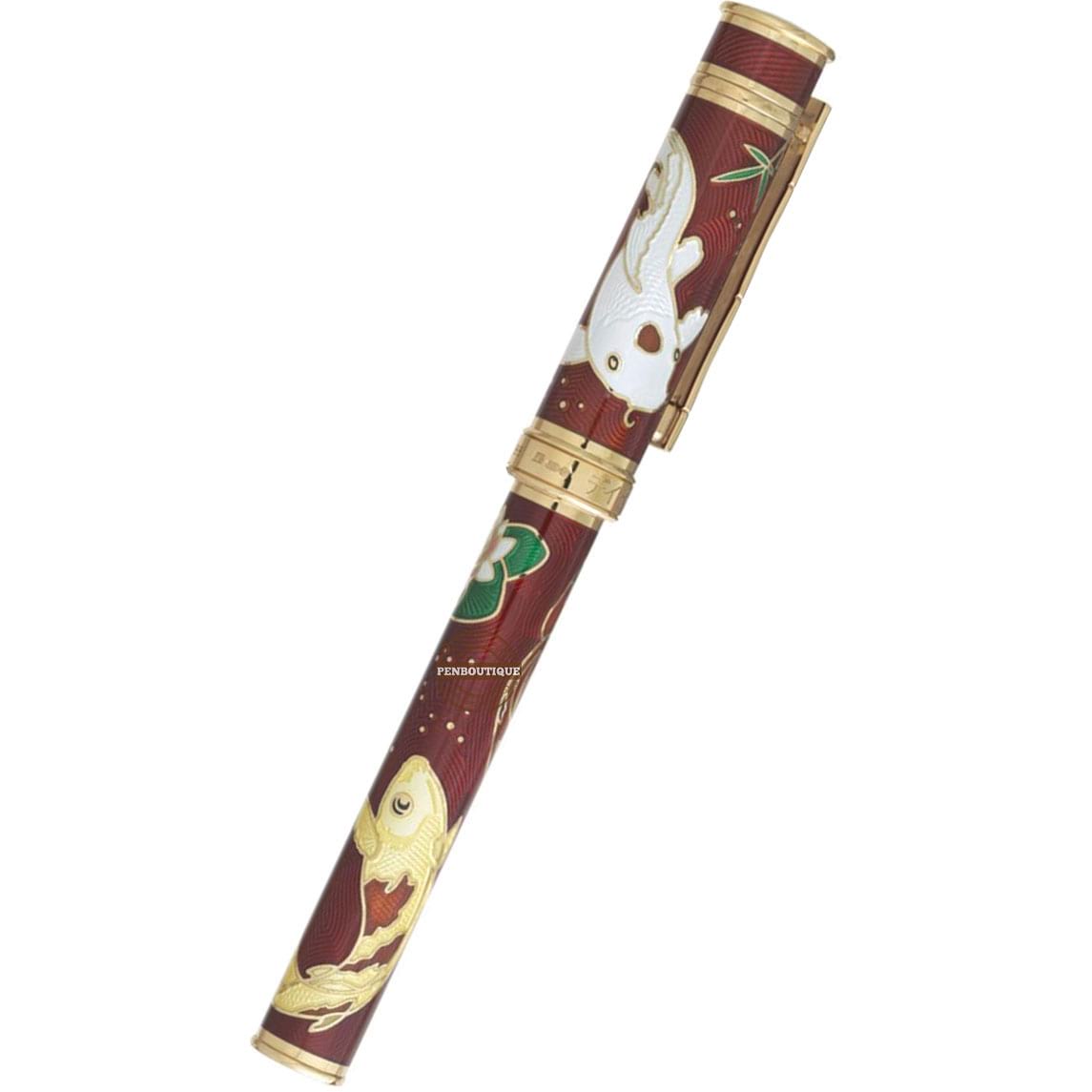 David Oscarson Koi Rollerball Pen - Ruby Red-Pen Boutique Ltd