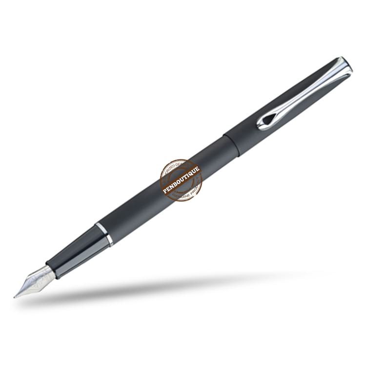 Diplomat Traveller Fountain Pen - Lapis Black - Pen Boutique Ltd