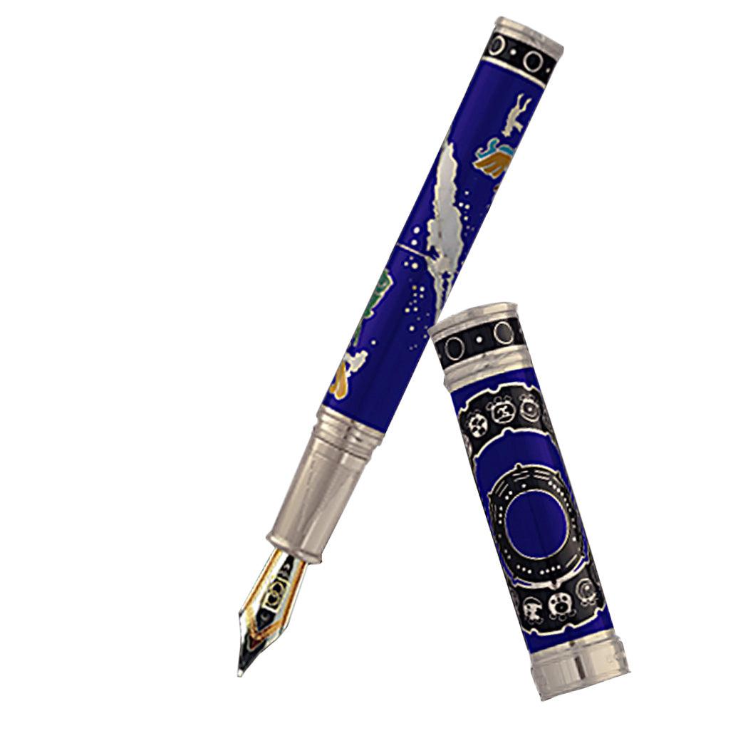 David Oscarson 2012 End of Days Fountain Pen - Sapphire Blue - Pen Boutique Ltd