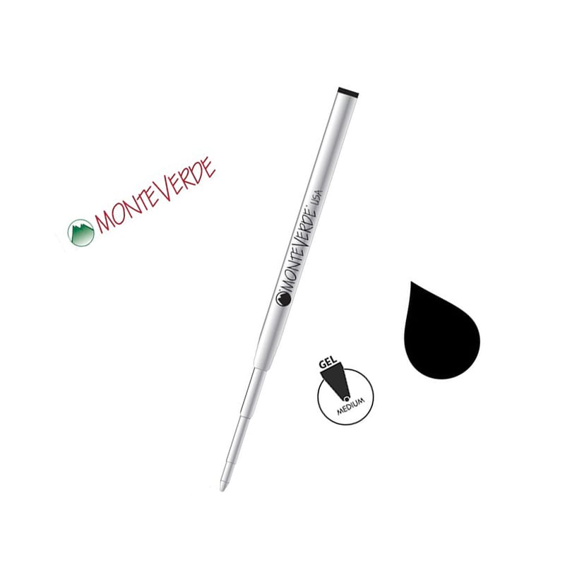 Monteverde Capless Black Medium Montblanc Gel Refill - Single - Pen Boutique Ltd