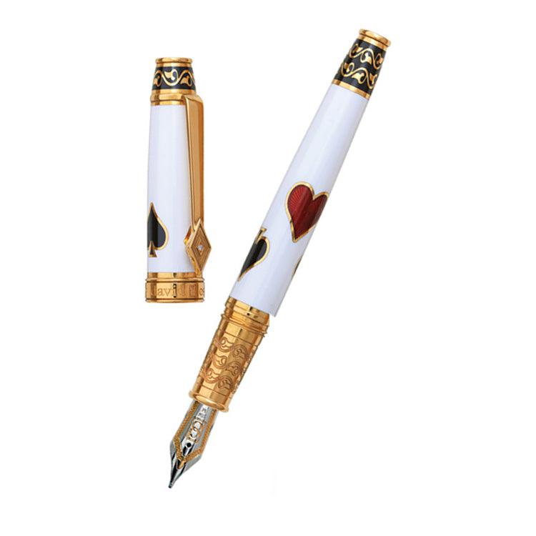 David Oscarson Les Quatre Couleurs Fountain Pen - Opaque White - Pen Boutique Ltd