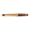 David Oscarson Meriwether Lewis Rollerball Pen - Ruby Red Gold Vermeil - Pen Boutique Ltd