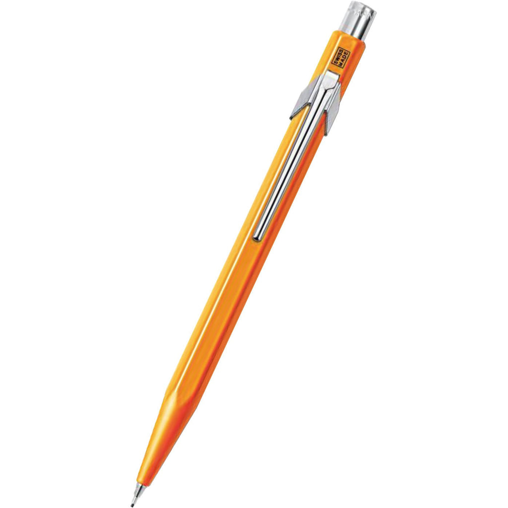 Caran d'Ache 844 Mechanical Pencil - Fluorescent Orange - 0.7mm-Pen Boutique Ltd