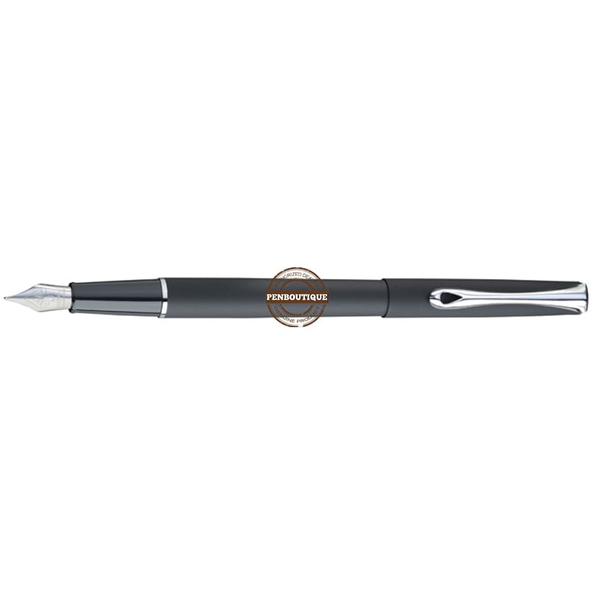 Diplomat Traveller Fountain Pen - Lapis Black - Pen Boutique Ltd