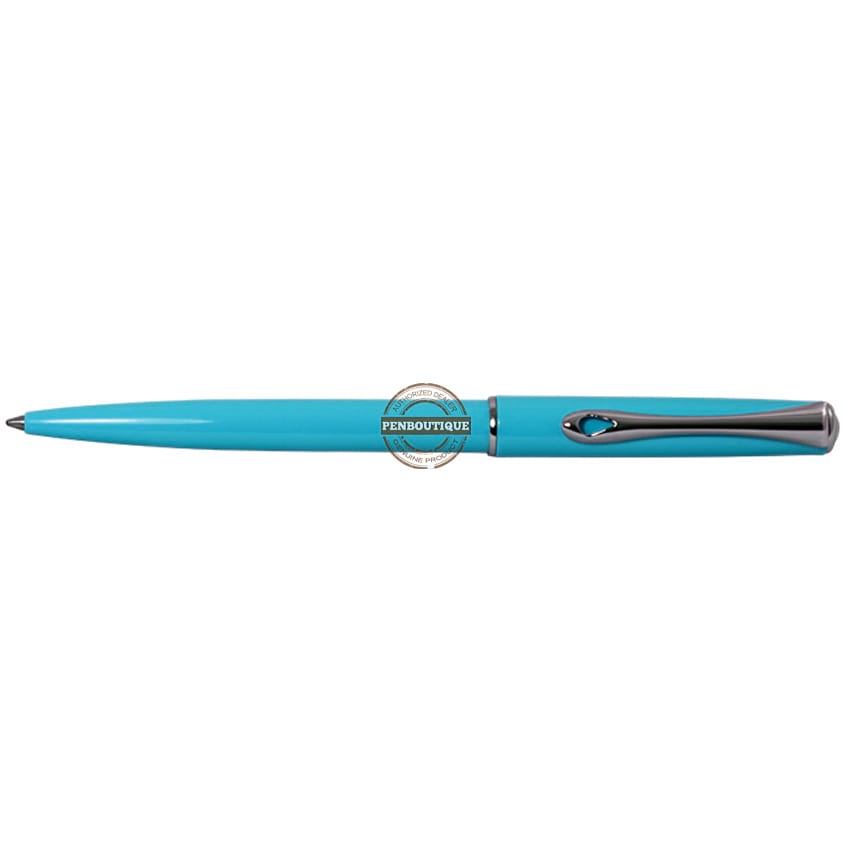 Diplomat Traveller EasyFLOW Ballpoint Pen - Lumi Light Blue - Pen Boutique Ltd