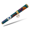 David Oscarson 15th Anniversary/American Art Deco Fountain Pen - Translucent Teal with Multi-colored & Gold Vermeil - Pen Boutique Ltd