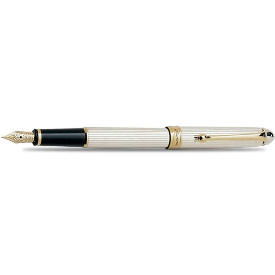 Aurora 88 Fountain Pen - Solid Sterling Silver - Medium - Pen Boutique Ltd