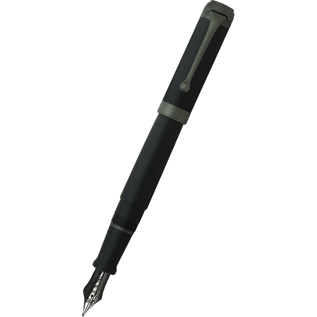 Aurora Talentum Fountain Pen - Black - Ruthenium Trim-Pen Boutique Ltd
