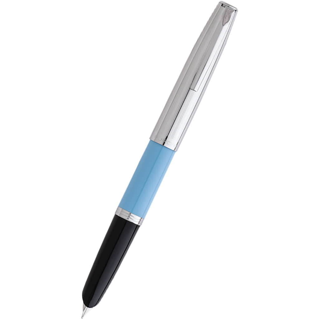 Aurora Duo Cart Fountain Pen - Light Blue - Medium-Pen Boutique Ltd