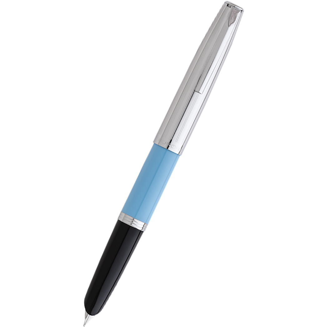 Aurora Duo Cart Fountain Pen - Light Blue - Medium-Pen Boutique Ltd