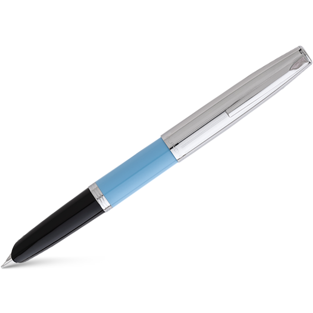 Aurora Duo Cart Fountain Pen - Light Blue - Medium-Pen Boutique Ltd