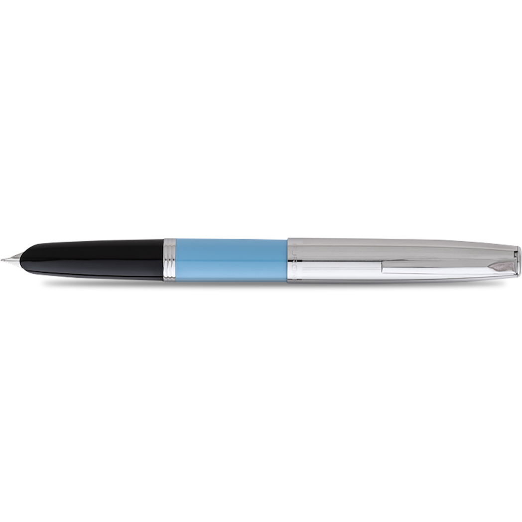 Aurora Duo Cart Fountain Pen - Light Blue - Medium-Pen Boutique Ltd