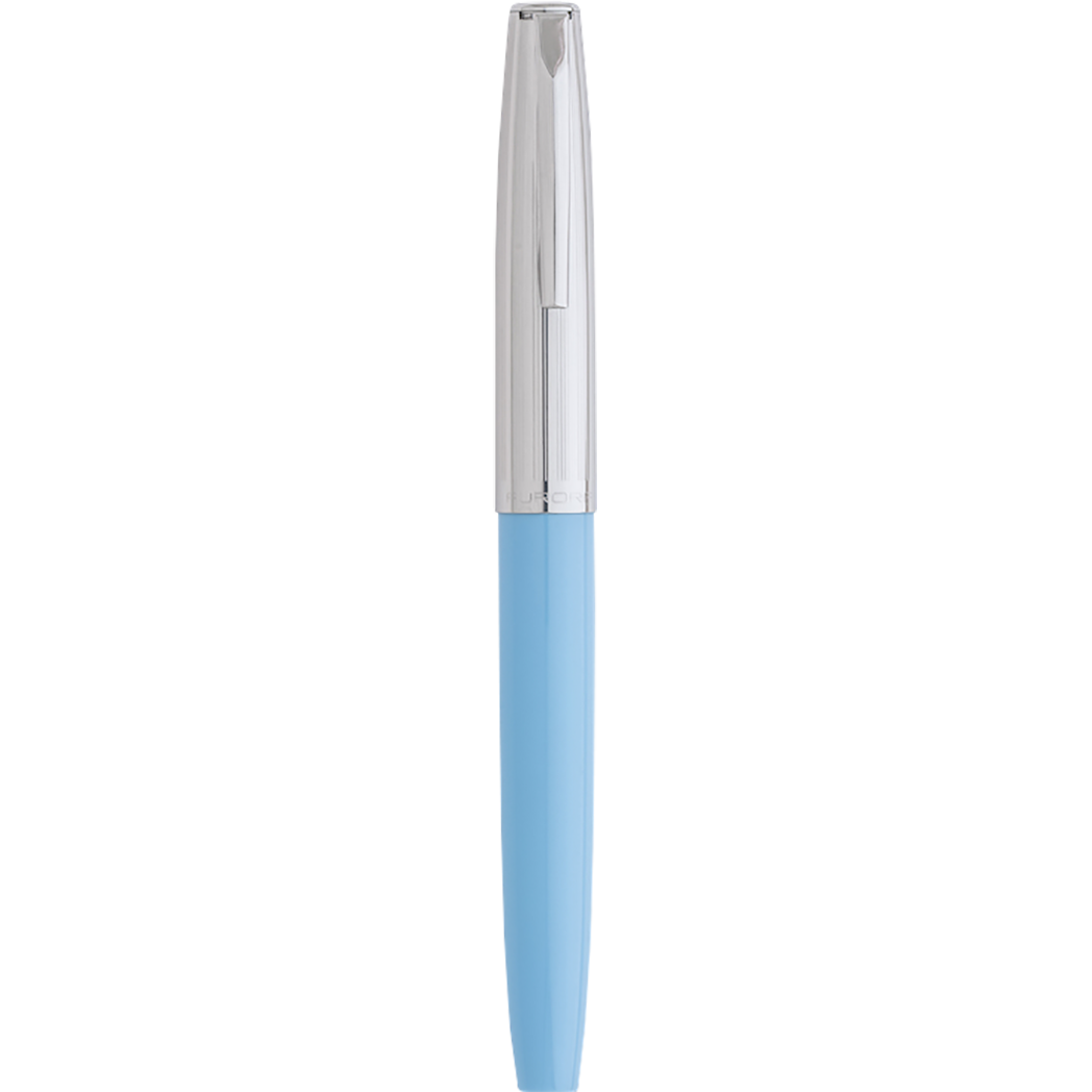 Aurora Duo Cart Fountain Pen - Light Blue - Medium-Pen Boutique Ltd