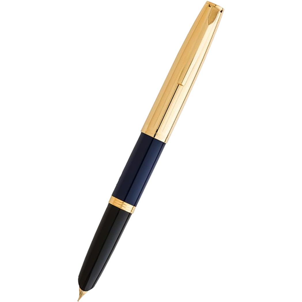 Aurora Duo Cart Fountain Pen - Dark Blue - Medium-Pen Boutique Ltd