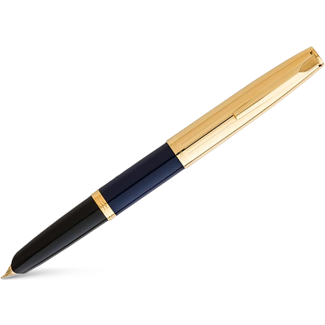 Aurora Duo Cart Fountain Pen - Dark Blue - Medium-Pen Boutique Ltd
