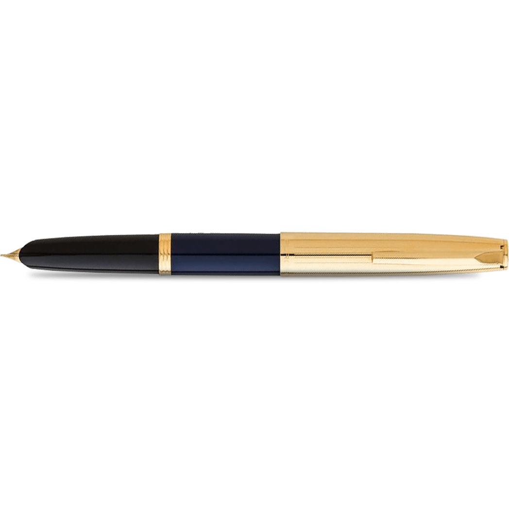 Aurora Duo Cart Fountain Pen - Dark Blue - Medium - Pen Boutique Ltd