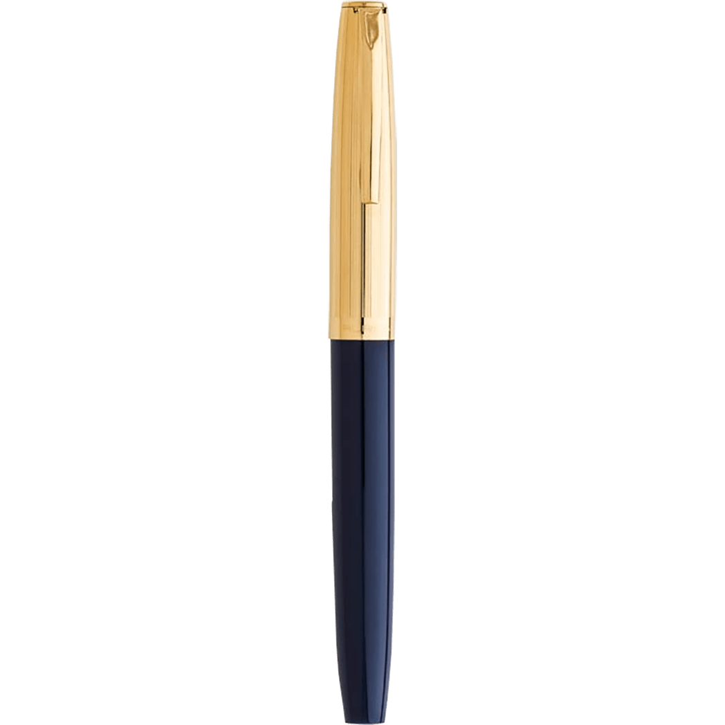 Aurora Duo Cart Fountain Pen - Dark Blue - Medium - Pen Boutique Ltd