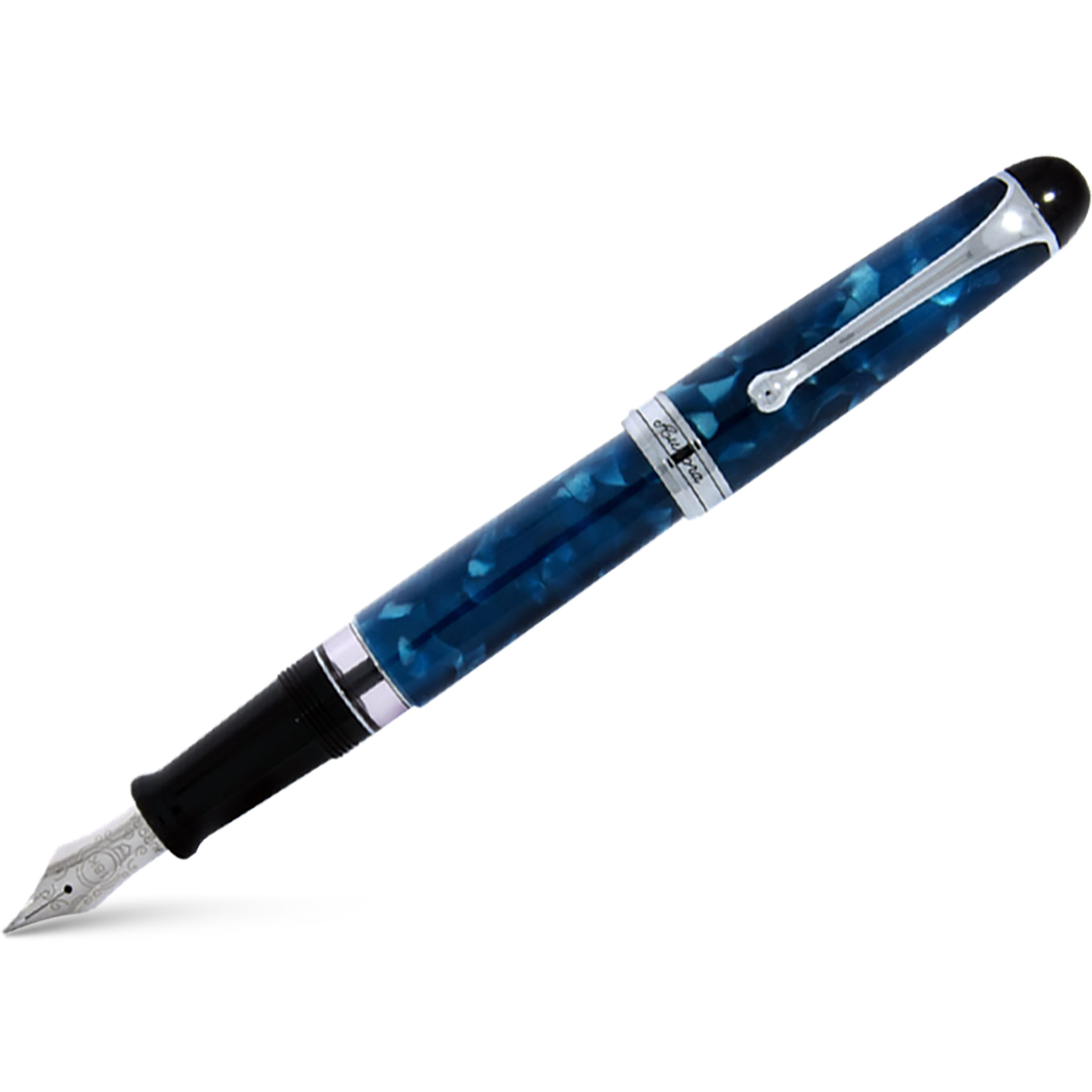 Aurora 88 Nettuno Fountain Pen - Limited Edition - Blue (only 888 pieces)-Pen Boutique Ltd