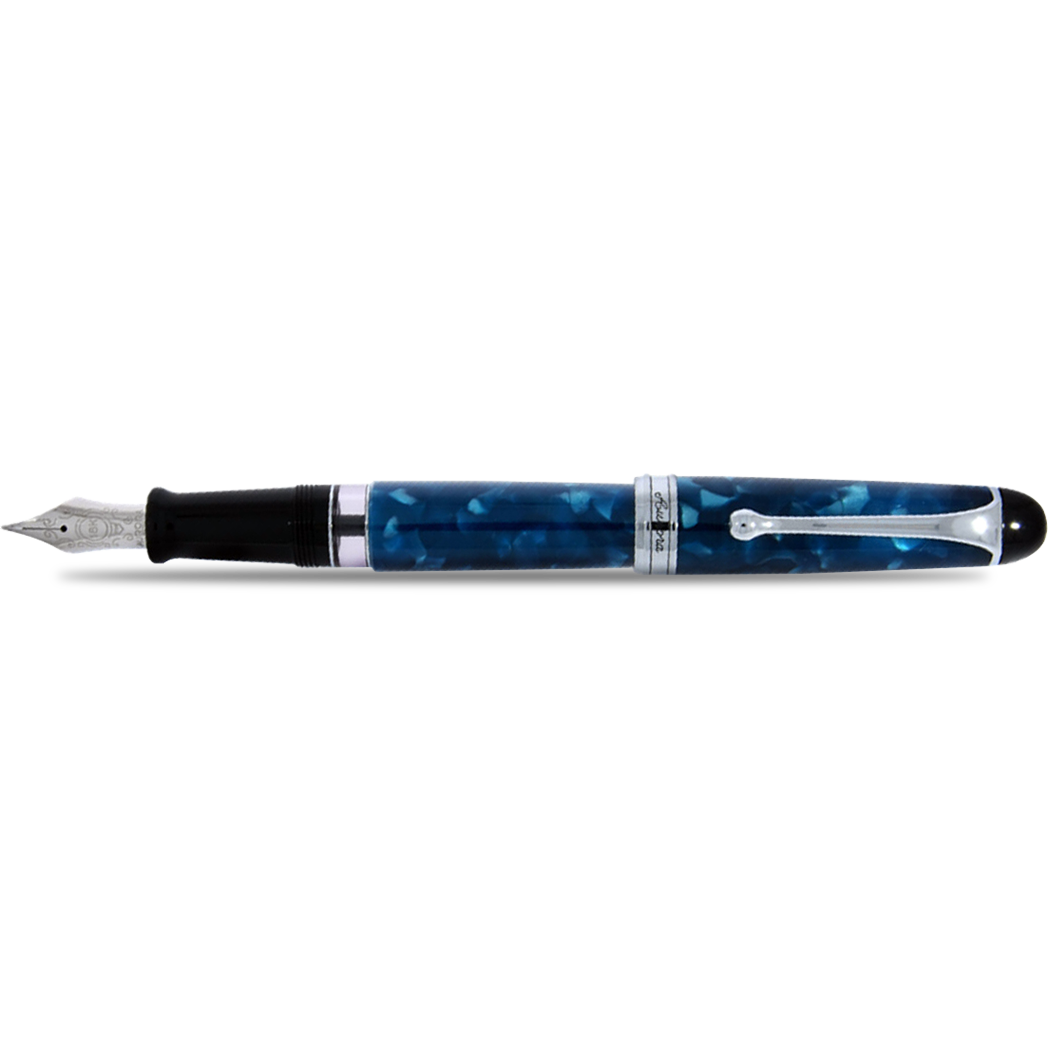 Aurora 88 Nettuno Fountain Pen - Limited Edition - Blue (only 888 pieces)-Pen Boutique Ltd