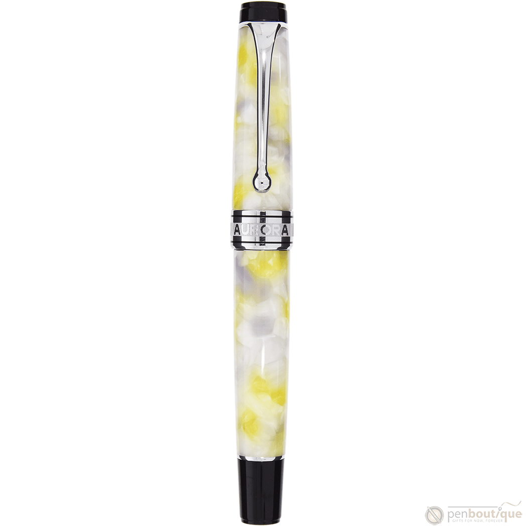 Aurora Optima Fountain Pen - Luce Bianca Caleidoscope - Pen Boutique Ltd