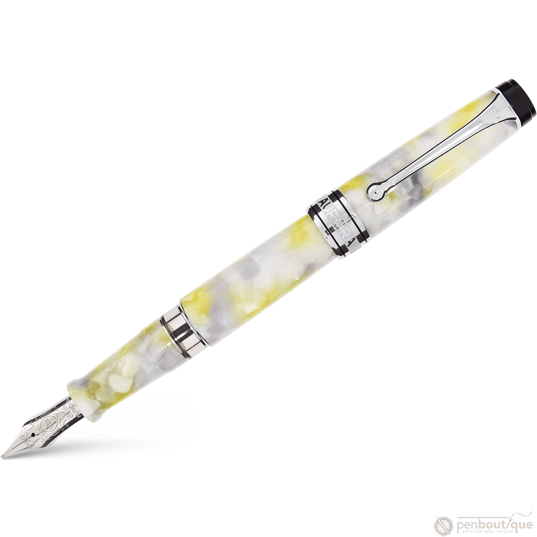 Aurora Optima Fountain Pen - Luce Bianca Caleidoscope - Pen Boutique Ltd
