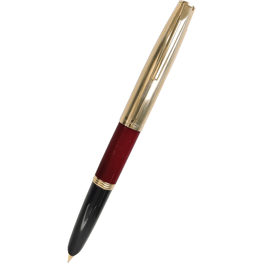 Aurora Duo Cart Fountain Pen - Burgundy - Medium - Pen Boutique Ltd