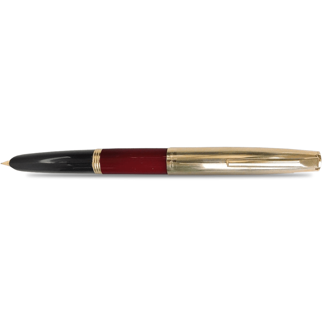 Aurora Duo Cart Fountain Pen - Burgundy - Medium - Pen Boutique Ltd