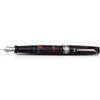 Aurora Optima Auroloide Fountain Pen - Burgundy - Silver Trim - Pen Boutique Ltd