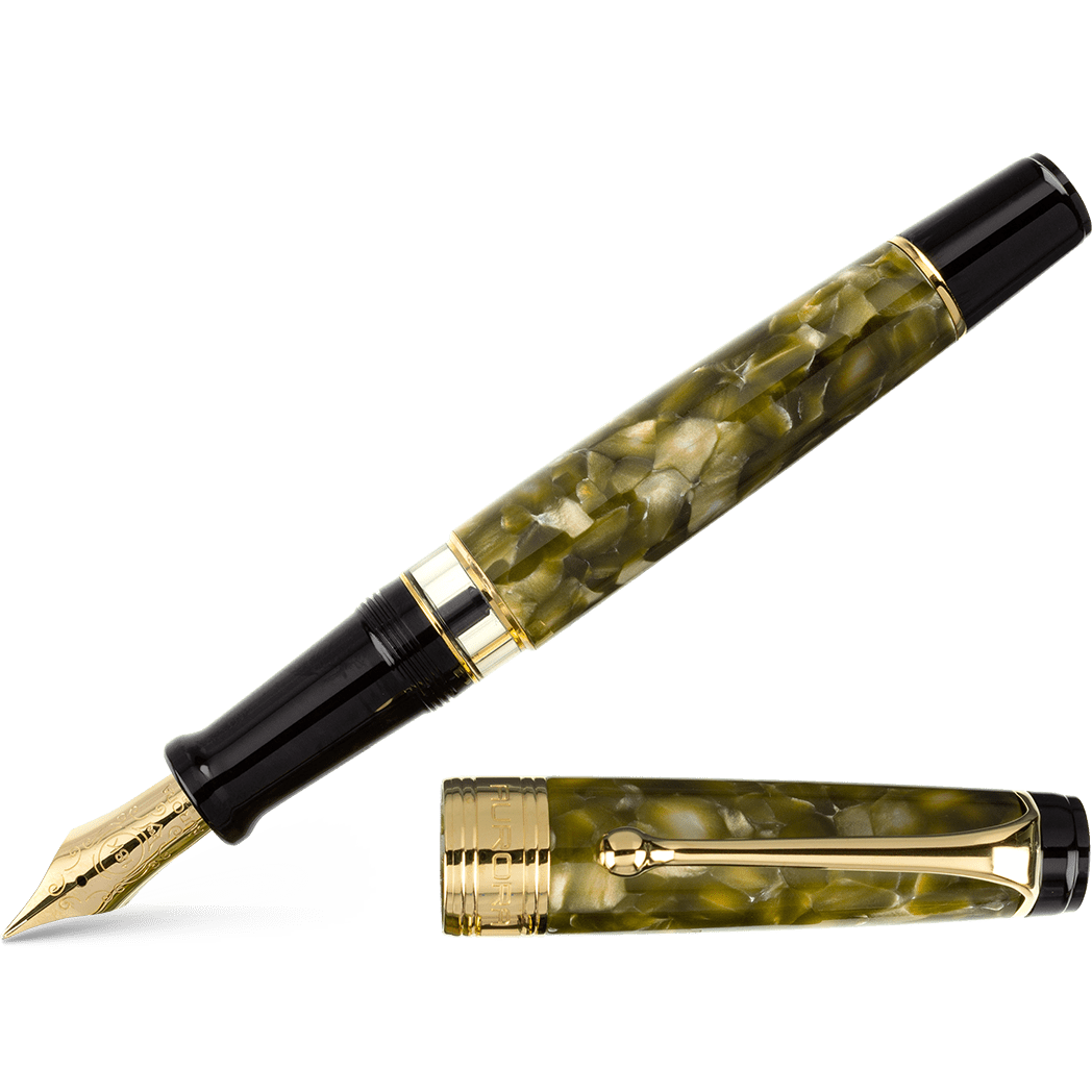 Aurora Optima Fountain Pen - Limited Edition - Oliva - Pen Boutique Ltd